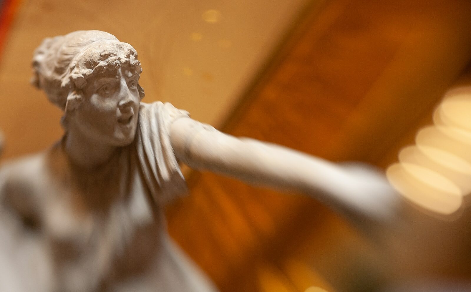a close up of a statue of a man