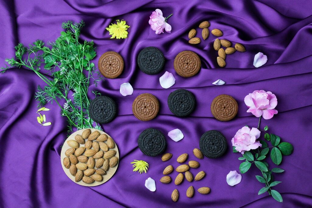 bakery, bread, background, composition, agriculture, baking, buns, chopping, closeup, cooking, food, foods, cookies, cake, delicious, flowers, nuts, fresh